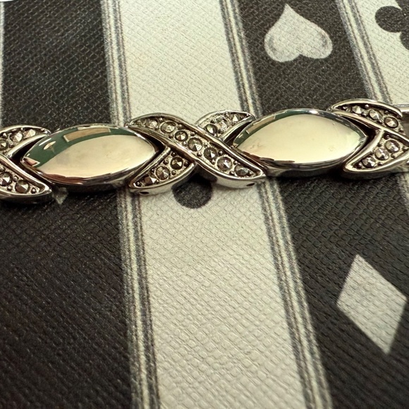 VINTAGE 1980'S JACKLYN SMITH MARCANSITE WATCH - Picture 5 of 8